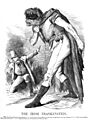 Punch Anti-Irish propaganda (1882) Irish Frankenstein