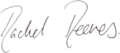 Rachel Reeves signature