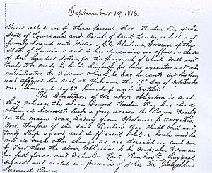 Reuben Ray Ferry Permit 1816