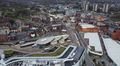 Rochdale town centre aerial view