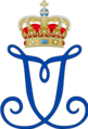 Royal Monogram of Queen Ingrid of Denmark