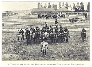 SA1899 pg194 A troop of Australian Contingent raised for Protection of Johannesburg