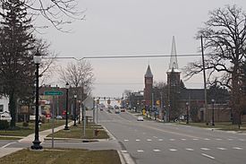 Downtown Saline along Michigan Avenue