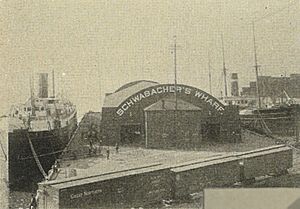 Seattle - Schwabacher's wharf - 1900
