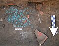 Snodland hoard in situ
