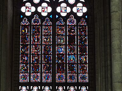 Stained glass windows of Amiens Cathedral, pic-003