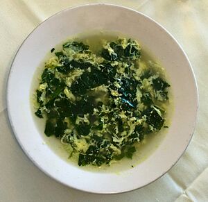 Stracciatella soup example