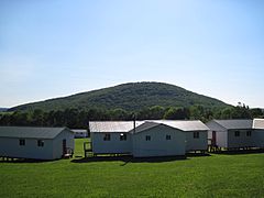 Sugarloaf Mtn. from Elkview at Independent Lake Camp in Orson, Pennsylvania