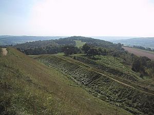 The Banks and Ditches of the Hillfort - geograph.org.uk - 986555