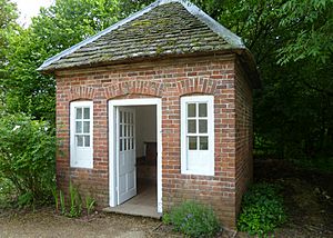 Townsend House privy - the outside