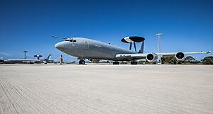 Two RAF E-3D Sentry Aircraft at RAF Akrotiri