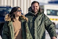 Vice President JD Vance and Second Lady Usha Vance in Greenland, 2025