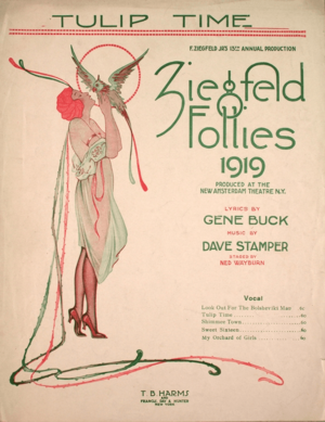 Ziegfeld1919 TulipTime sheetmusic