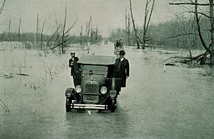1927 Mississippi flood Mounds-Cairo IL highway