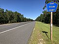 2018-09-16 15 25 28 View north along New Jersey State Route 444 (Garden State Parkway) between Exit 50 and Exit 58, entering Little Egg Harbor Township, Ocean County from Bass River Township, Burlington County in New Jersey