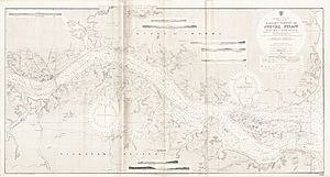 Admiralty Chart No 2586 Eastern Portion of Johore Strait (Singapore Old Strait) Pulo Ubin to Sungi Kranji, Published 1924