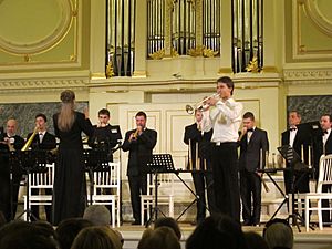 Alexey Ivanov (trumpet) and the Russian Horn Capella