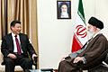 Ali Khamenei receives Xi Jinping in his house (7)