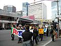 Anti nuclear rally in Tokyo on Sunday 27 March 2011
