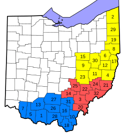 Appalachian Ohio Counties