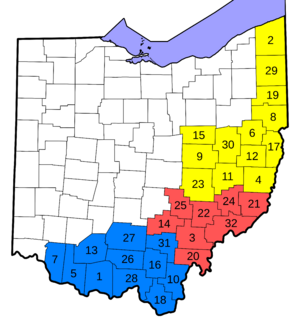 Appalachian Ohio Counties