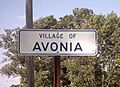 Avonia sign