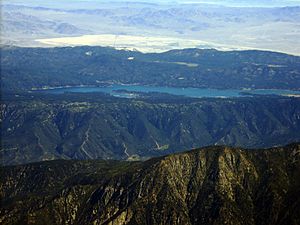Big Bear Lake San Bernardino Mountains Lucerne Dry Lake California