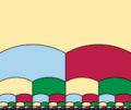Binary tiling straight
