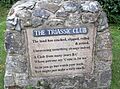 Blackgang Chine, Triassic Club sign
