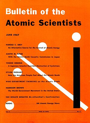 Bulletin Atomic Scientists Cover