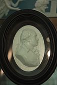 Cameo medallion of James Tassie by William Tassie in the style invented by Tassie
