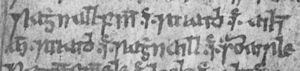 Clann Ruaidhri (National Library of Scotland Advocates' MS 72.1.1, folio 1v)