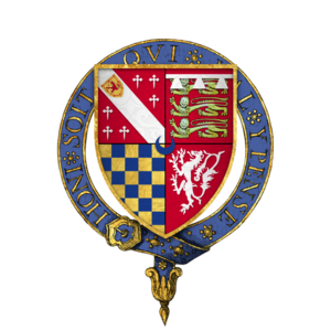 Coat of arms of Sir Edward Howard, KG