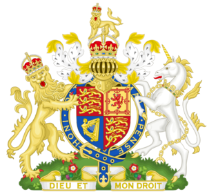 Coat of arms of the United Kingdom (1901-1952, variant)
