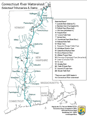 Connecticut River Map