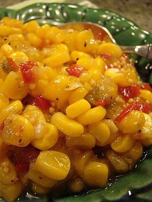 Corn relish Facts for Kids