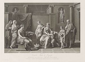 Cornelia, Mother of the Gracchi, Presents Her Children to a Capuana Woman