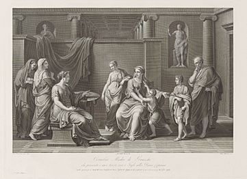 Cornelia, Mother of the Gracchi, Presents Her Children to a Capuana Woman