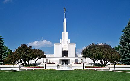 The Temple of the Church of Jesus Christ of Latter-day Saints in Centennial, Colorado