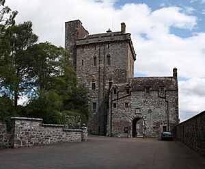 Drummond castle - pano