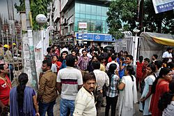 Earthquake Leads Office Evacuation - Ashram - Sector-V - Salt Lake City - Kolkata 2015-04-25 5980