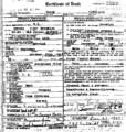 EddieSchneider DeathCertificate