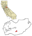 El Dorado County California Incorporated and Unincorporated areas Grizzly Flats Highlighted 0631302