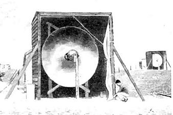 English Channel microwave relay antennas 1931