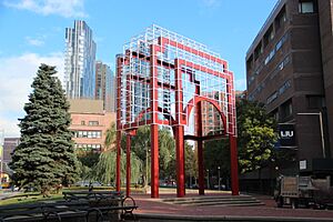 Entrance arch, LIU Brooklyn, Sept 2017