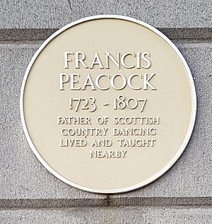 Francis Peacock - commemorative plaque