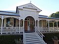 Front verandah and stairs Wiss House Kalbar