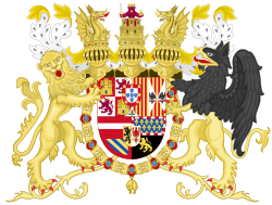 Full Ornamented Coat of Arms of Spanish House of Austria (1580-1668).svg