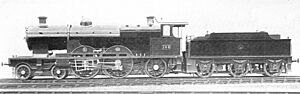 GWR de Glehn compound locomotive 104 Alliance (Howden, Boys' Book of Locomotives, 1907)