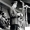 Gagarin and Nasser and Sadat in Cairo Egypt 01-02-1962